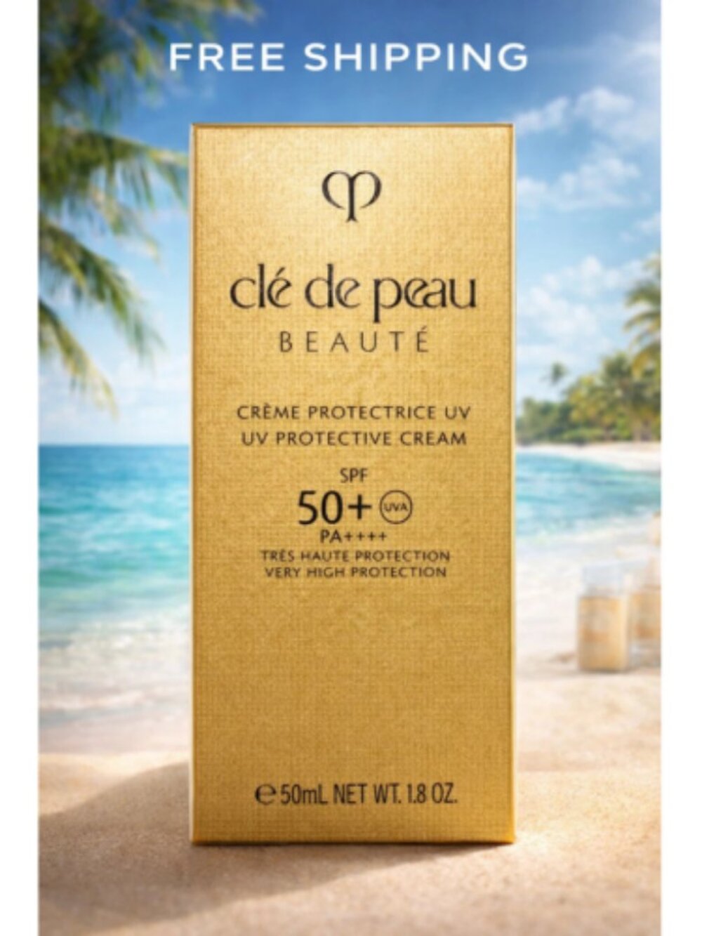 Cle De Peau Beaute UV PROTECTIVE CREAM SPF 50+ BRAND NEW IN BOX FREE SHPPING